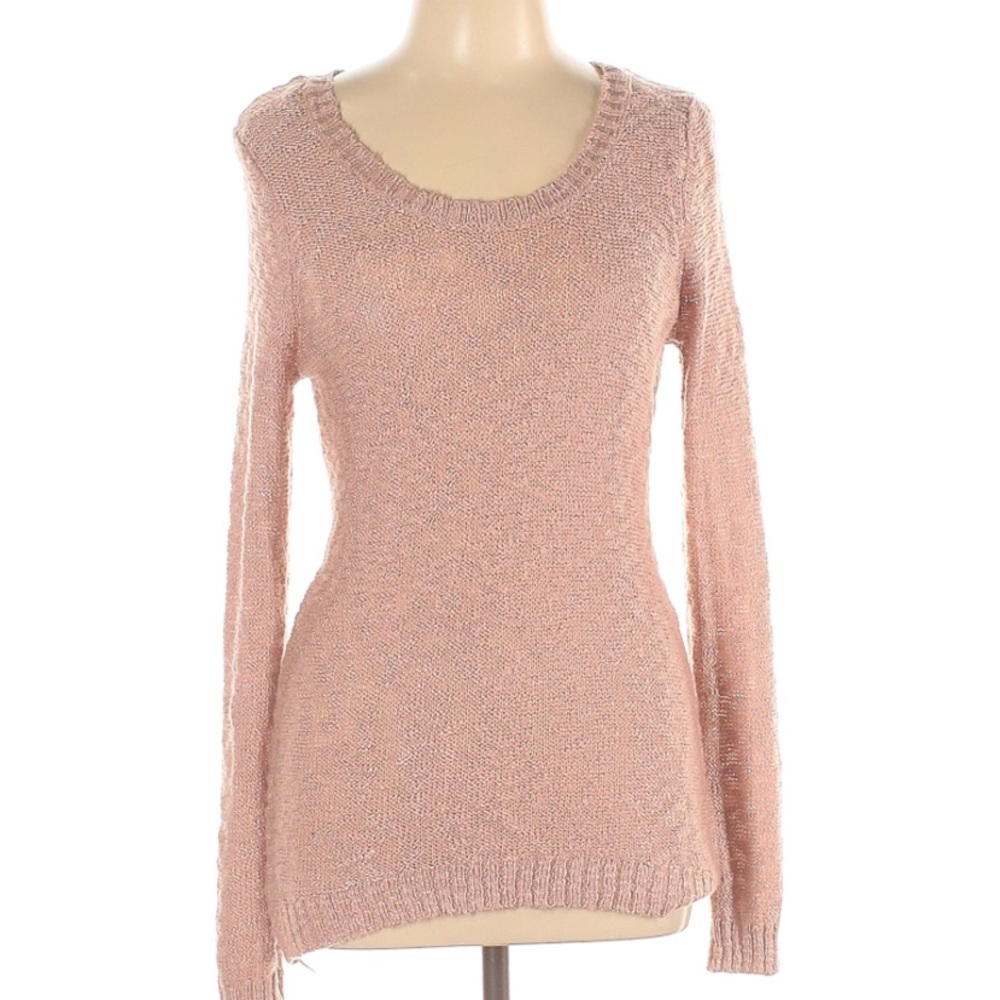 Women’s Charlotte Russe Sweater, Size Large, Blush Color, Excellent Condition